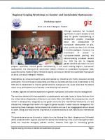 Regional Scoping Workshop on Gender and Sustainable Hydropower: Workshop Report 